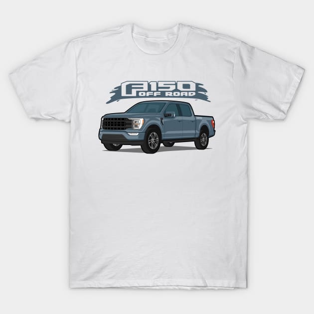 Car truck off road  f-150 grey T-Shirt by creative.z